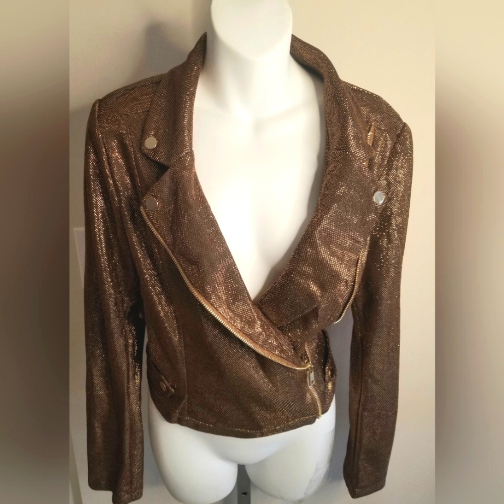 Gold  Shimmering jacket Brand new